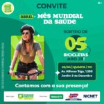 Promoção “Abril – Mês Mundial da Saúde”: ACIS sorteia 5 bicicletas Aro 29 nesta quarta, dia 30